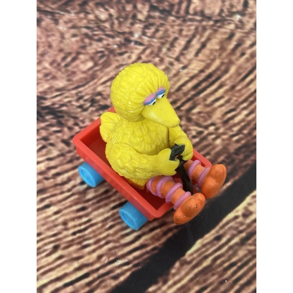Vintage Sesame‎ Street Big Bird PVC Figure 1980s Toy Applause Tyco Rare